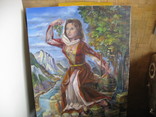Картина "Девушка с виноградом", фото №2