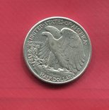 США 1/2 доллара 1946 Шагающая Свобода, фото №3