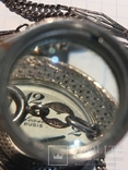 Часы на цепочке женские серебро, фото №9