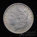 1 Доллар 1884 О Морган, США. Серебро, фото №2