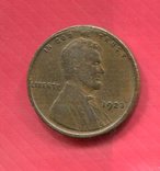 США 1 цент 1923 Пшеничный, фото №2