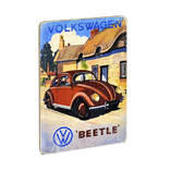 Деревянный постер "VW #5 Beetle red", фото №4