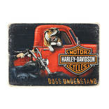 Деревянный постер "Harley Davidson Dogs understand", фото №2