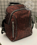 Стильный рюкзак с паетками, фото №2