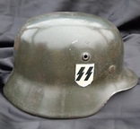 Немецкий стальной шлем НШ-36, фото №2