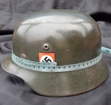 Немецкий стальной шлем НШ-36, фото №3