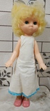 Кукла 45 см. блондинка в платье в горошек, фото №8