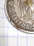Монета 5 марок Германия. Пауль фон Гинденбург. 1935 год. Серебро., фото №10