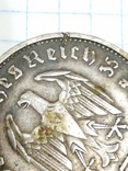 Монета 5 марок Германия. Пауль фон Гинденбург. 1935 год. Серебро., фото №12