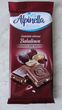 Шоколад Alpinella с изюмом и кусочками орешков, фото №2