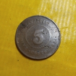 Британский Маврикий 5 центов 1924 Георг V, фото №3