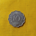 Британский Маврикий 10 центов 1978 Елизавета II, фото №3