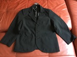 Новый чёрный пиджак, рост 158, фото №2
