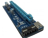 Райзер USB 3.0 PCI-E Express Riser 1X - 16X для видеокарт, photo number 3