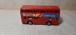 Машинка .Автобус двохэтажный london bus 1981 Matchbox s 1/124 lesney England, фото №6