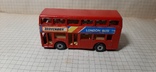 Машинка .Автобус двохэтажный london bus 1981 Matchbox s 1/124 lesney England, фото №8