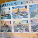 Буклет марок Джерси - военные карабли - Визит ВМС Великобритании, фото №9