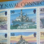 Буклет марок Джерси - военные карабли - Визит ВМС Великобритании, фото №11