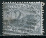 1890 Великобритания колонии Западная Австралия 2р, фото №2