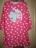 Ночнушка, туника Mothercare, Peppa Pig 4-5 лет., photo number 2