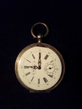Старинные часы Кроносъ серебро, фото №9
