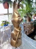 Деревянная скульптура - заяц, фото №3