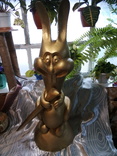 Деревянная скульптура - заяц, фото №5
