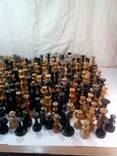 Шахматы старые , разные, шахматные фигуры 295 штук, фото №6