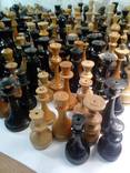 Шахматы старые , разные, шахматные фигуры 295 штук, фото №7