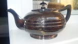 Старинный английский посеребрянный чайник,клеймо, фото №2