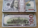 100 $ Сувенирные деньги 100 $ долларов, фото №3