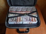 №2, Сумка-дипломат с деньгами 100 $ долларов ( Муляж) Бутафорские деньги, фото №5