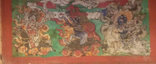 Миниатюрная тибетская тханка Дхармапала 1. 19 век, фото №5