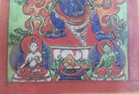 Миниатюрная тибетская тханка Дхармапала 5. 19 век, фото №5