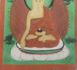 Миниатюрная тибетская тханка Будда Амитабха 2. 19 век, фото №5