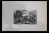 Гравюра. Дж. Констебл - Лукас. "Ферма Глеба". До 1840 года. (42,8 на 29 см). Оригинал., фото №8
