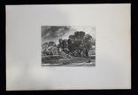 Гравюра. Дж. Констебл - Лукас. "Бергхольт". До 1840 года. (42,8 на 29 см). Оригинал., фото №8