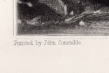 Гравюра. Дж. Констебл - Лукас. "Гольчестер". До 1840 года. (42,8 на 29 см). Оригинал., фото №5