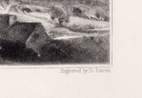 Гравюра. Дж. Констебл - Лукас. "Гольчестер". До 1840 года. (42,8 на 29 см). Оригинал., фото №7