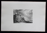 Гравюра. Дж. Констебл - Лукас. "Гольчестер". До 1840 года. (42,8 на 29 см). Оригинал., фото №8