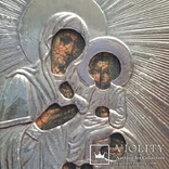 Иконка-образок ‘‘Божья Мать’’, серебро 84, реплика., фото №2