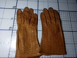 Шкіряні рукавички на дівчинку, фото №3