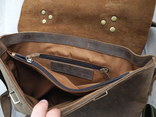 Сумка портфель Gold Rush Leather Company ( 100% кожа , 40*30 см ) Новое , photo number 4