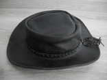 Шляпа кожаная вестерн p. XL ( MEXICO , USA ) НОВОЕ оригинал,  размер XL 59-60 см, фото №4