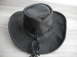 Шляпа кожаная вестерн p. XL ( MEXICO , USA ) НОВОЕ оригинал,  размер XL 59-60 см, photo number 6