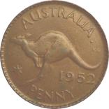 Австралия 1 пенни 1952,точка, фото №3