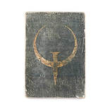 Деревянный постер "Quake #1 logo", photo number 2