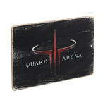 Деревянный постер "Quake #2 Arena logo", фото №4