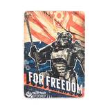 Деревянный постер "Fallout #4 For freedom", фото №2