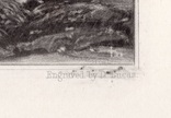 Гравюра. Дж. Констебл - Лукас. "Арундел". До 1840 года. (42,8 на 29 см). Оригинал., фото №7